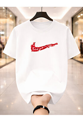 Мъжка тениска CHECK MARK Ink, класическа стандартна кройка, 100% памук, одобрена за вегани