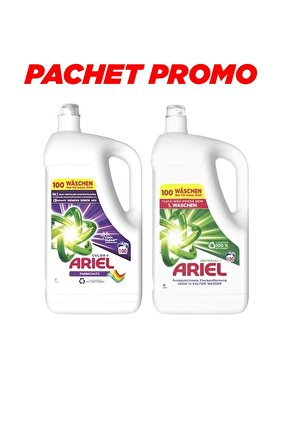 Pachet detergent lichid de rufe Universal Clean 5L + Color+ 5L
