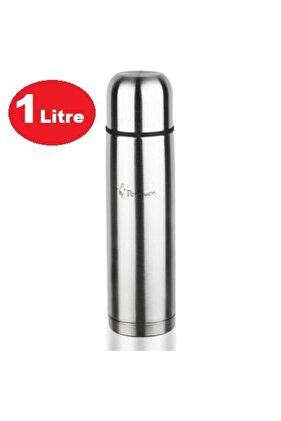 1100 1 Litre Çift Katlı Çelik Avcı Termos