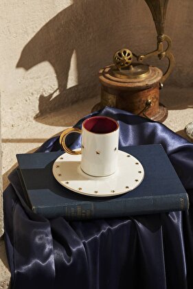 طقم أكواب إسبريسو سينشري سينشري كومهور لشخصين 80 مل