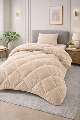 Lux Antiallergische Steppdecke für Kinder, doppelseitig, europäische Standardgröße, 135 x 200 cm