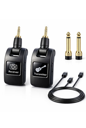 GW-2 WİRELESS KABLOSUZ GİTAR KEMAN SES ALICI VE VERİCİ EKİPMAN SET
