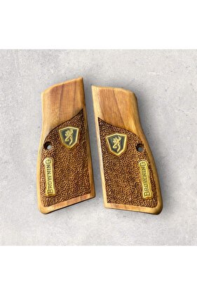 14 LÜ uyumlu ceviz ahşap kabze