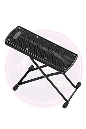 DS-16 PASLANMAZ TIRTIKLI KAYMAZ PROFESYONEL GİTAR AYAK STANDI