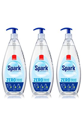 SET OF 3 - Spark Zero DISHWASHER - 700 ml pump dispenser