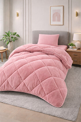 Lux Antiallergische Steppdecke für Kinder, doppelseitig, europäische Standardgröße, 135 x 200 cm