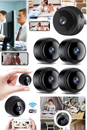 4 Adet Şarjlı 1080p Full Hd Mini Kamera Güvenlik Wifi Kamera Ses Kaydedici Kablosuz Bakıcı İzleme
