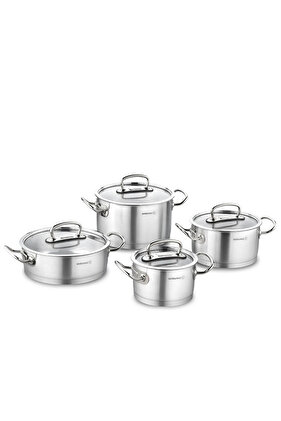 طقم أواني طهي إينوكس 8 قطع من برولاين A1147