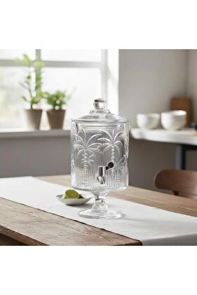 خزان عصير زجاجي سعة 4.5 لتر