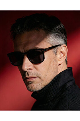 نظارة للجنسين باطار اسود زجاج اسود