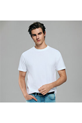 Men’s Slim Fit Cotton Crew Neck Tee