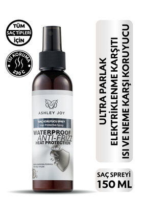 Ultra Parlaklık, Elektriklenme Karşıtı, Isı ve Neme Karşı Glow Etkili Koruyucu Saç Spreyi 150 ml
