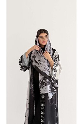 MWT1065 -عباية طباعة | Printed Abaya