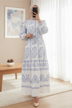Tunnel Lace Long Dress