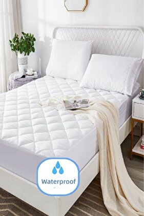 Seasonal King Size Quilted Mattress Protector Liquid Proof Mattress Fitted 180 x 200