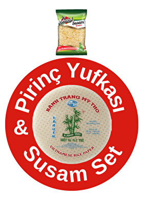 Pirinç Yufkası Rice Paper 22 Cm 340 Gram