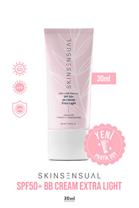 BB Krem Extra Light 30ml SPF50 PA++++ | Leke Karşıtı, Aydınlık Cilt Görünümü | UVA/UVB Koruma