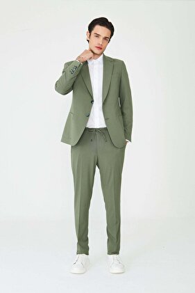 Yeşil Spor Jogger Takım Elbise