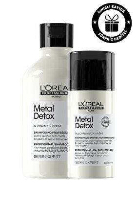 Serie Expert Metal Detox Renkli Ve Açıcı Ile Işlem Görmüş Saçlar Için Metal Ka