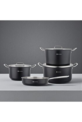 7Pcs Cookware set Maxit Series M-220, Stainless steel 304, Induction.