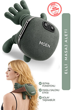 Gerçek El Hissi ile Yoğurma Yapan Isıtmalı Masaj Aleti