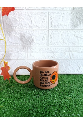 Kahve fincanı " Bal gibi olduğum için"