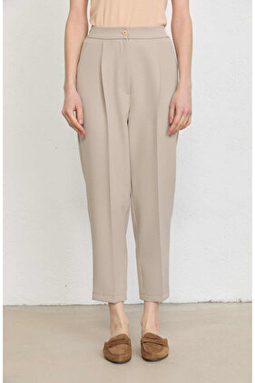 Barrel Bej Fit Pantolon