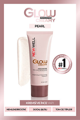 Glow Creamy Highlighter Doğal Işıltılı Krem Aydınlatıcı 30 ML Pearl 01