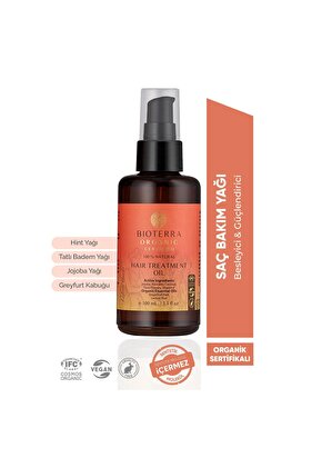 Organik Saç Bakım Yağı Hair Treatment Oil 100 ml