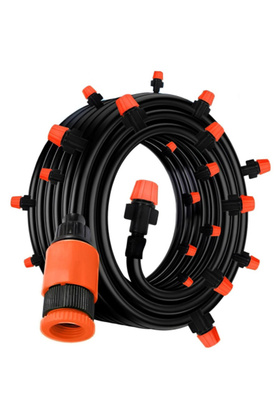 Drip Irrigation System, 20 m, Garden Watering Kit, Adjustable Flow, Easy Installation