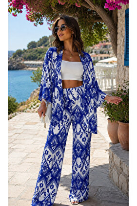 Oversize'owy zestaw kimono Saks