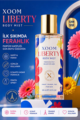 Liberty Body Mist 30 ML - Gün Boyu Tazelik