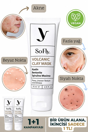 Volkanik Arındırıcı Kil Maskesi 75ml