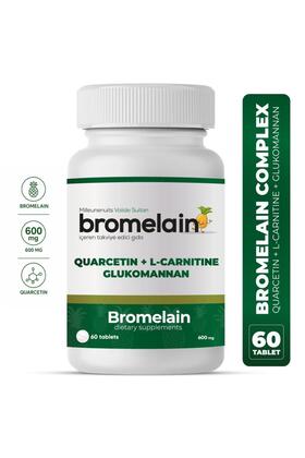 Bromelain 60 Tablet – Quarcetin, L-Carnitine ve Glukomannan
