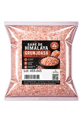 Sare De Himalaya Grunjoasă 3-5 MM - 500g
