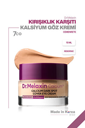 Kalsiyum İçerikli Renkli Koyu Leke Karşıtı Göz Altı Kremi – | Rebornic 15ml
