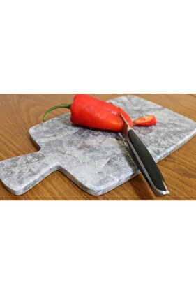 Lima Gri Dikdörtgen Mermer Kesme Tablası
