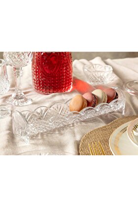 Lusi Cam Sunum Tabağı 24 Cm