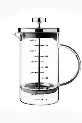 Borosilikat French Press 600 Ml - Çok Amaçlı French Press