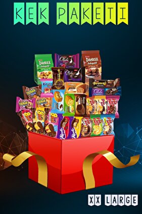 عبوة كيك XX كبيرة 26 قطعة متنوعة فقط