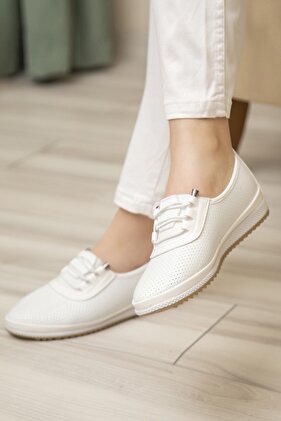 أحذية راقصة باليه نسائية يومية ناعمة لتقويم العظام برباط مثقوب