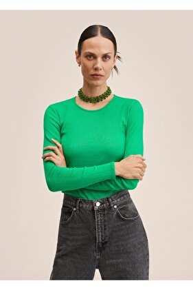 Lastikli Koton Tişört