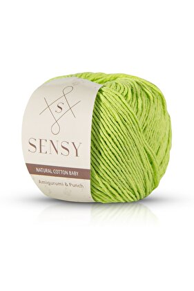 Premium Amigurumi Ipi Punch (PANÇ) Baby Soft Cotton 50 gr Örgü Ip Lime