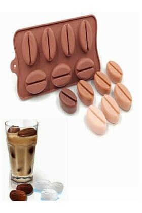 Silikon Büyük Kahve Çekirdeği Çikolata Buz Kalıbı