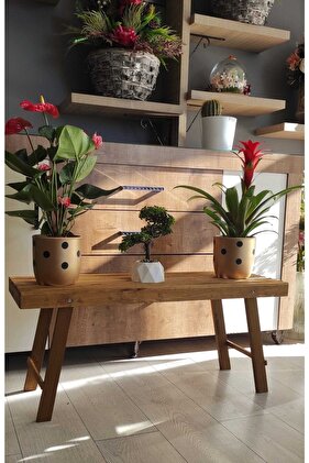 وعاء زهور خشبي، حامل وعاء الزهور، ديكور