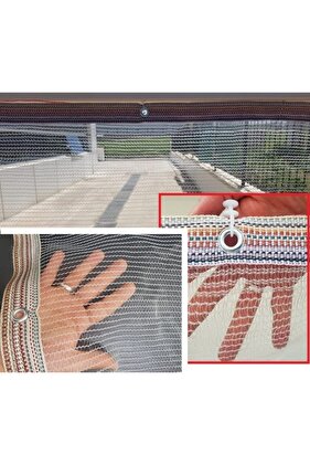 2x7 m Balkon Kedi Koruma Dolu Misina Kuş Önleme Filesi