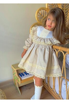 فستان عيد ميلاد من الساتان القطني ذو الصدفي للمناسبات الخاصة