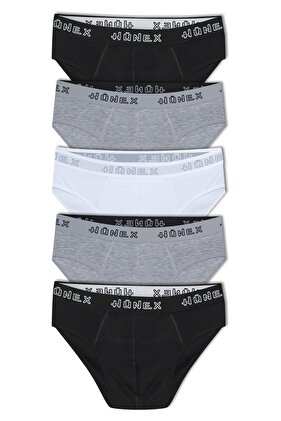 5-пари бавовняних чоловічих трусів на резинці