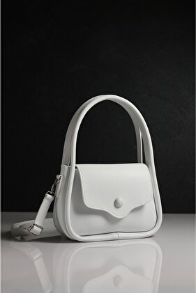 Beyaz Omuz Ve Kol Çantası