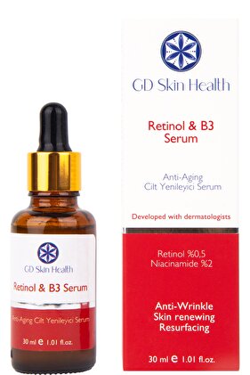 Retinol & Vitamin B3 Yaşlanma Karşıtı Serum Anti-aging Cilt Yenileyici Serum